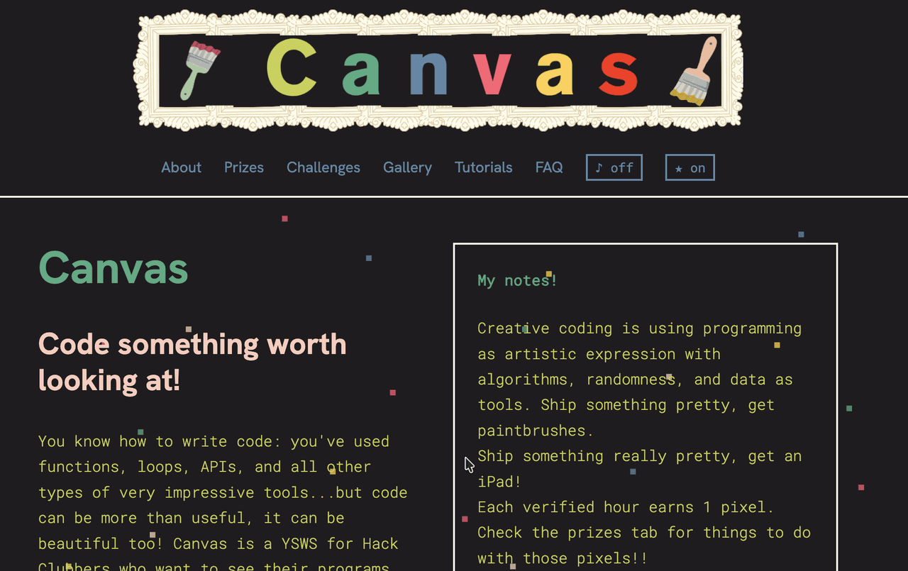 Canvas YSWS